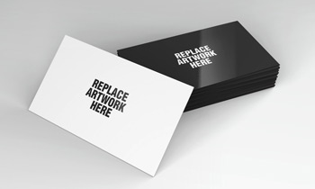 Double Pasting Business Cards